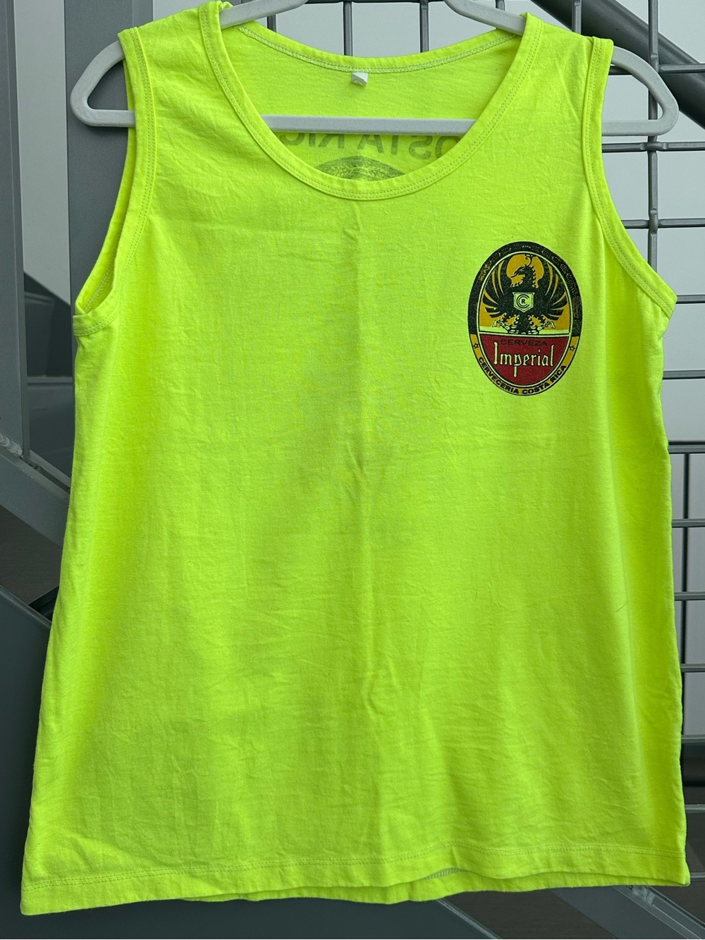 Unisex Imperial Costa Rica Neon Tank Top Size S